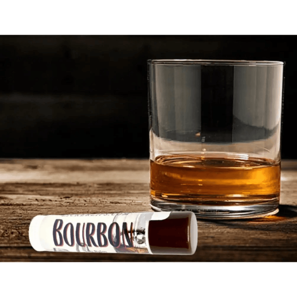 #Natural nut free lip balm# - #Lick 'er Lips Lip Balm#Bourbon Lip Balm