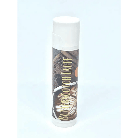 Natural nut free lip balm - Lick 'er Lips Lip BalmButterscotch Latte Lip Balm - Naturally Sweetened Lip Care