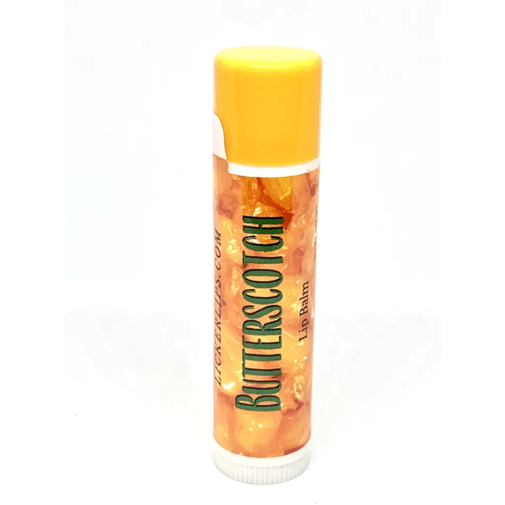 #Natural nut free lip balm# - #Lick 'er Lips Lip Balm#Butterscotch Lip Balm