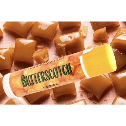 #Natural nut free lip balm# - #Lick 'er Lips Lip Balm#Butterscotch Lip Balm