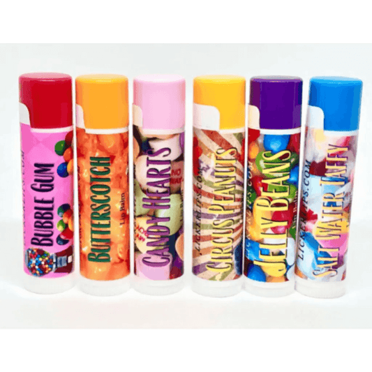 #Natural nut free lip balm# - #Lick 'er Lips Lip Balm#Candy Store Lip Balm Pack