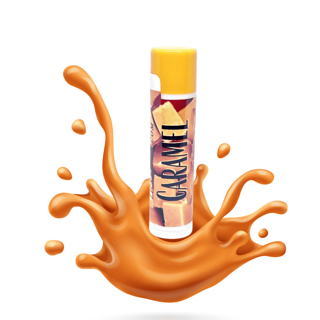 Natural nut free lip balm - Lick 'er Lips Lip BalmCaramel Lip Balm