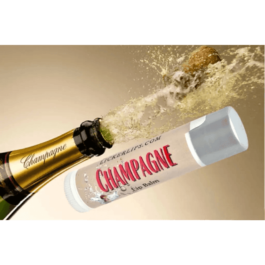 #Natural nut free lip balm# - #Lick 'er Lips Lip Balm#Champagne Lip Balm