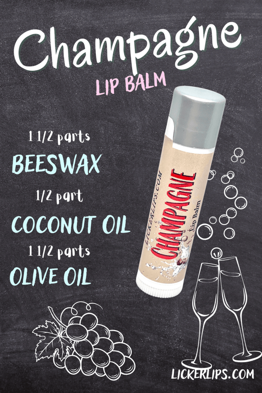 Lick 'er Lips Lip BalmChampagne Lip Balm - Handmade Cocktail Inspired Lip Care