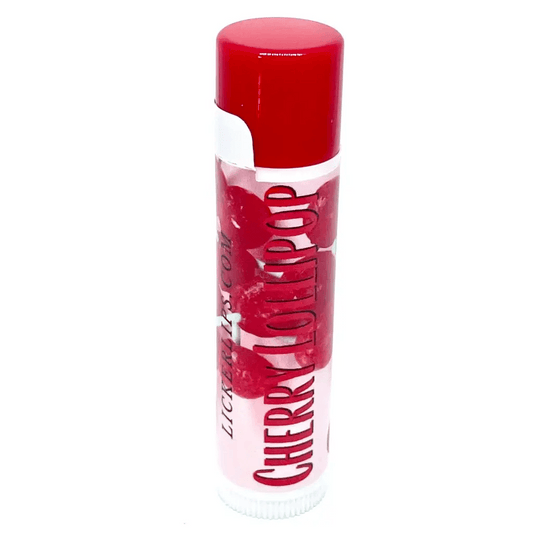 #Natural nut free lip balm# - #Lick 'er Lips Lip Balm#Cherry Lollipop Lip Balm