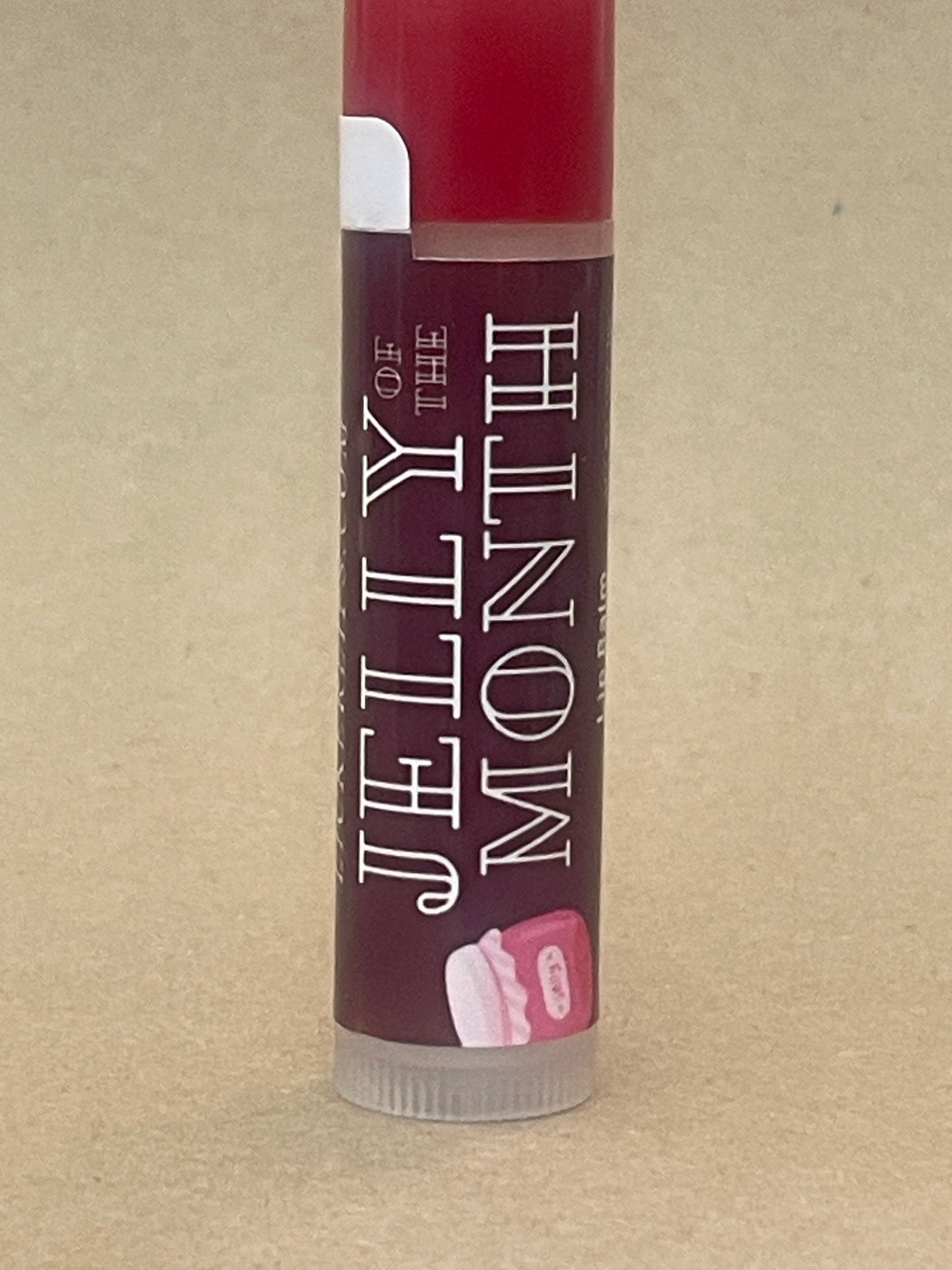 #Lick 'er Lips Lip Balm#Christmas Lip Balm 4 Pack – Jelly of the Month Club, Clark’s Eggnog, Aunt Bethany’s Jello