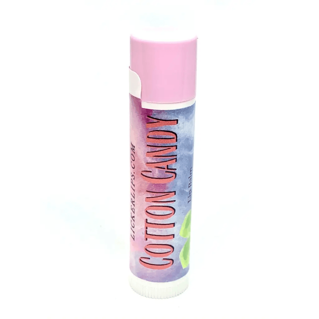 #Natural nut free lip balm# - #Lick 'er Lips Lip Balm#Cotton Candy Lip Balm