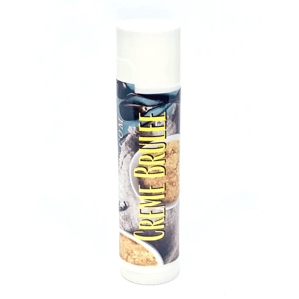 Natural nut free lip balm - Lick 'er Lips Lip BalmCrème Brulé Lip Balm