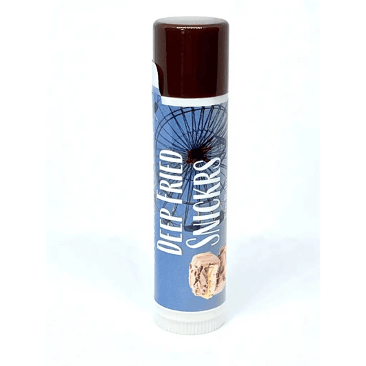 #Natural nut free lip balm# - #Lick 'er Lips Lip Balm#Deep Fried Snickrs Lip Balm