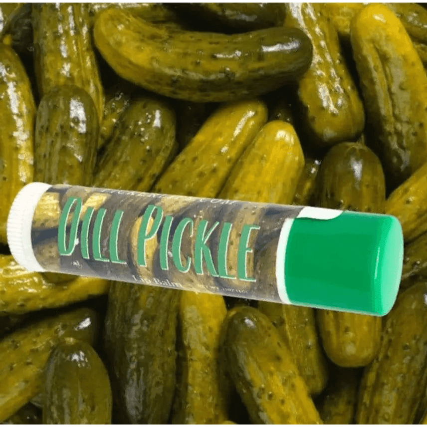 #Natural nut free lip balm# - #Lick 'er Lips Lip Balm#Dill Pickle Lip Balm