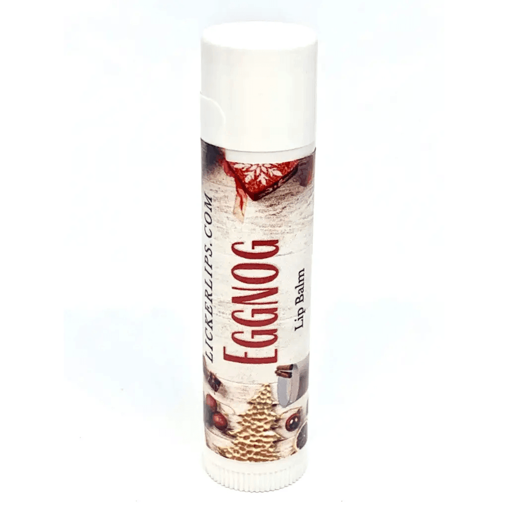 #Natural nut free lip balm# - #Lick 'er Lips Lip Balm#Eggnog Lip Balm