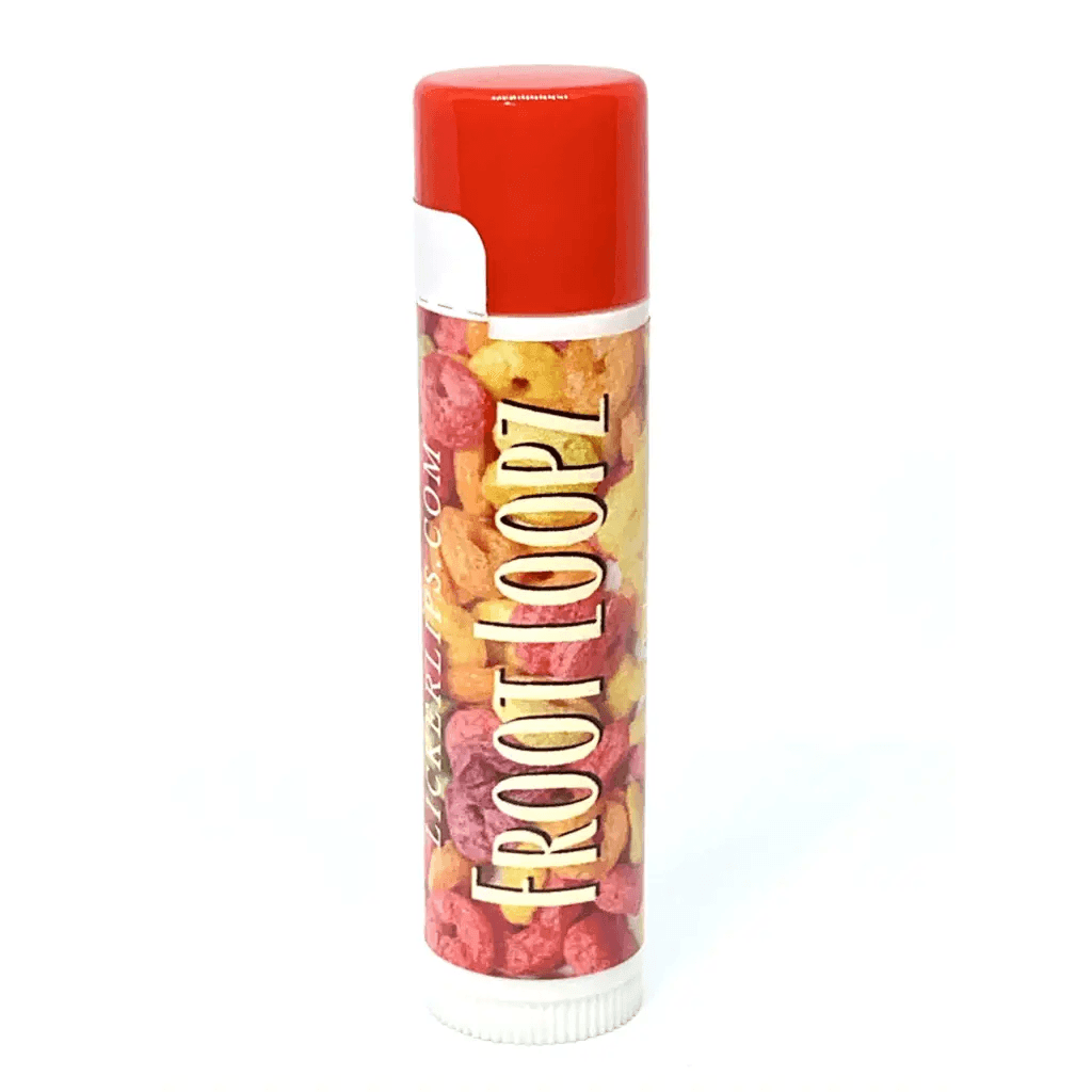 #Natural nut free lip balm# - #Lick 'er Lips Lip Balm#Froot Loopz Lip Balm