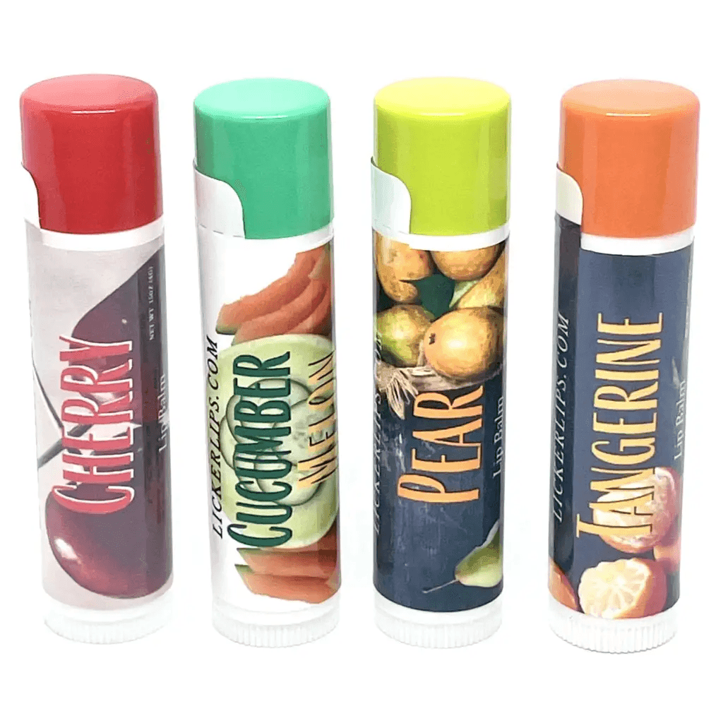 #Natural nut free lip balm# - #Lick 'er Lips Lip Balm#Fruit Basket Lip Balm Pack