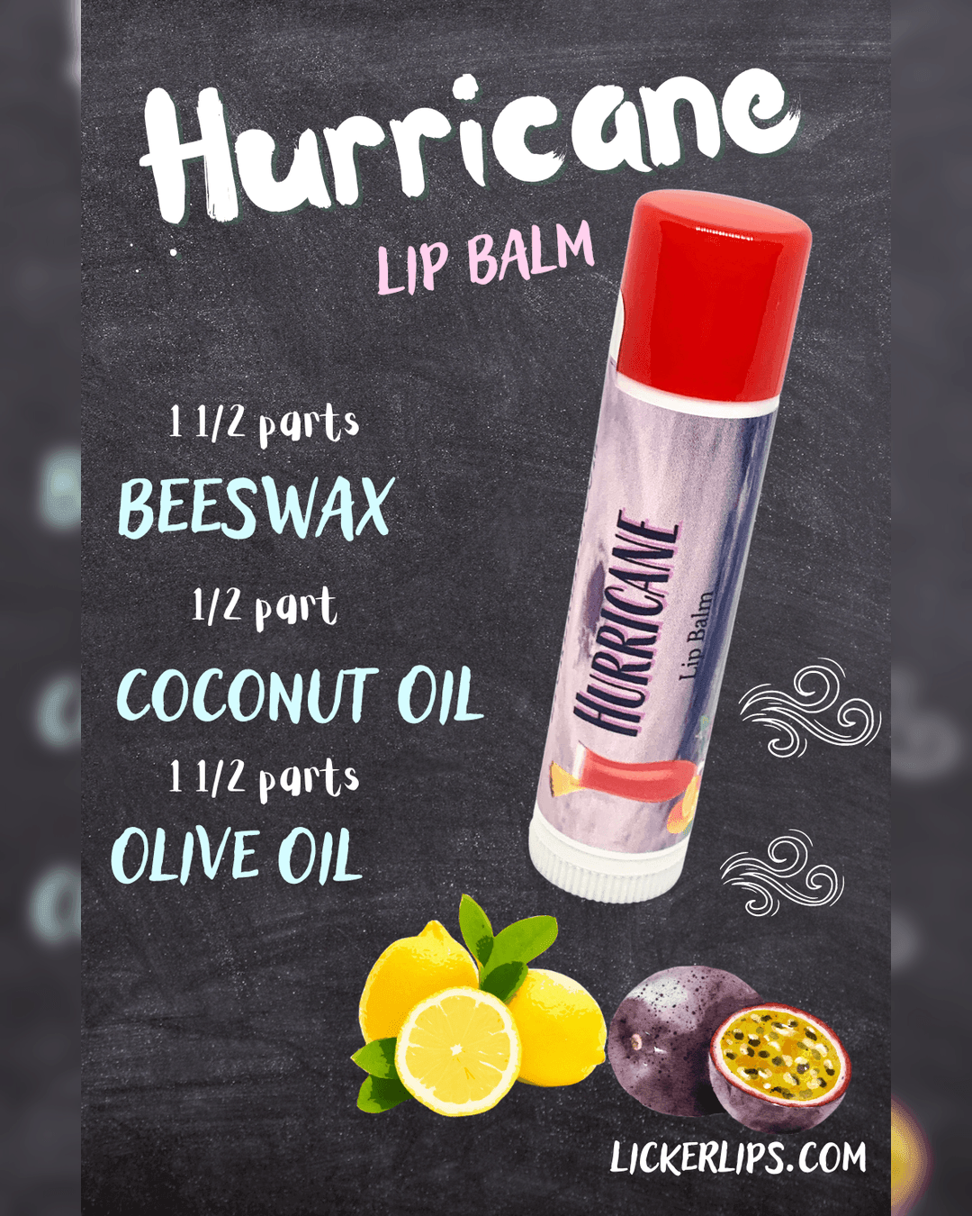 #Natural nut free lip balm# - #Lick 'er Lips Lip Balm#Fruit Punch Lip Balm