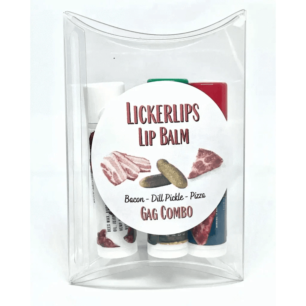 #Natural nut free lip balm# - #Lick 'er Lips Lip Balm#Gag Lip Balm Pack