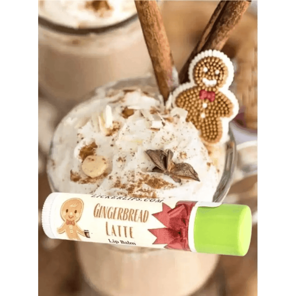 Natural nut free lip balm - Lick 'er Lips Lip BalmGingerbread Latte Lip Balm