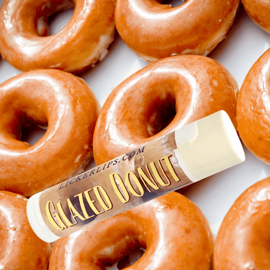 Natural nut free lip balm - Lick 'er Lips Lip BalmGlazed Donut Lip Balm – Sweet, Soft, and Irresistible