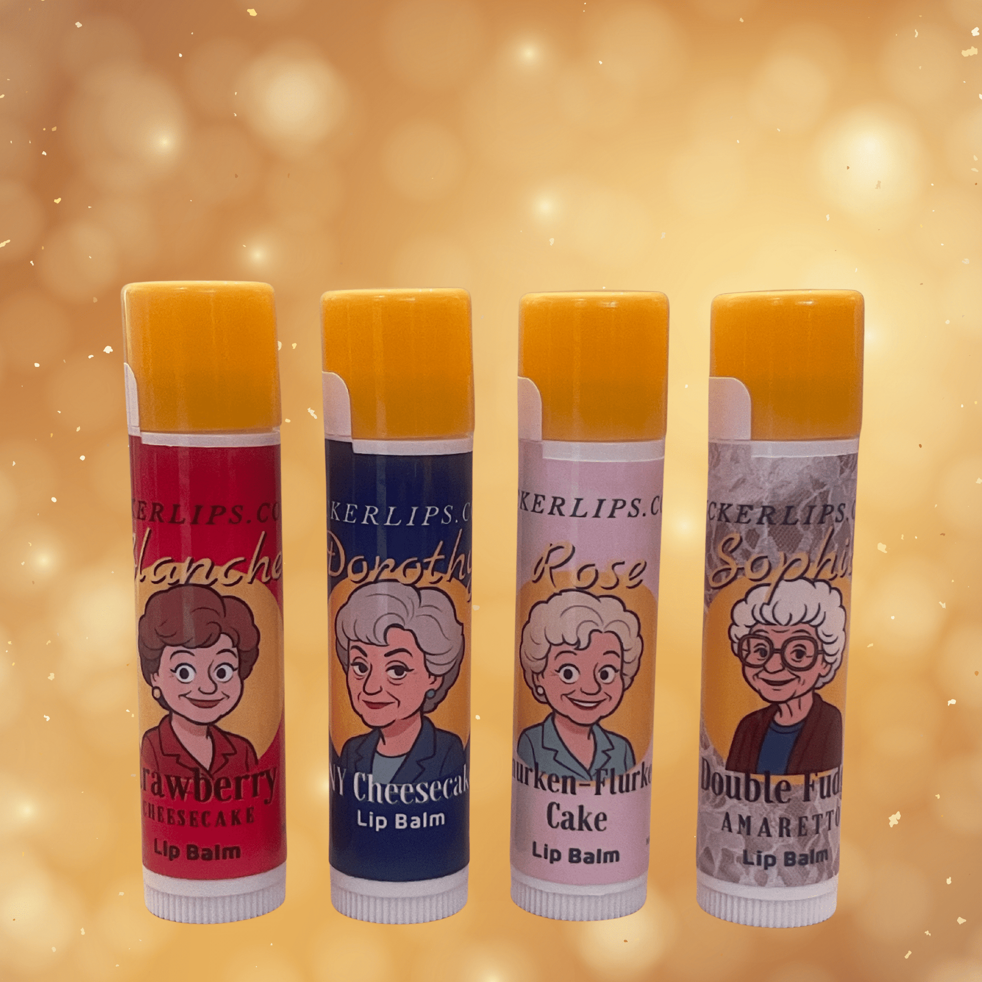 golden girls cheesecake lip balm