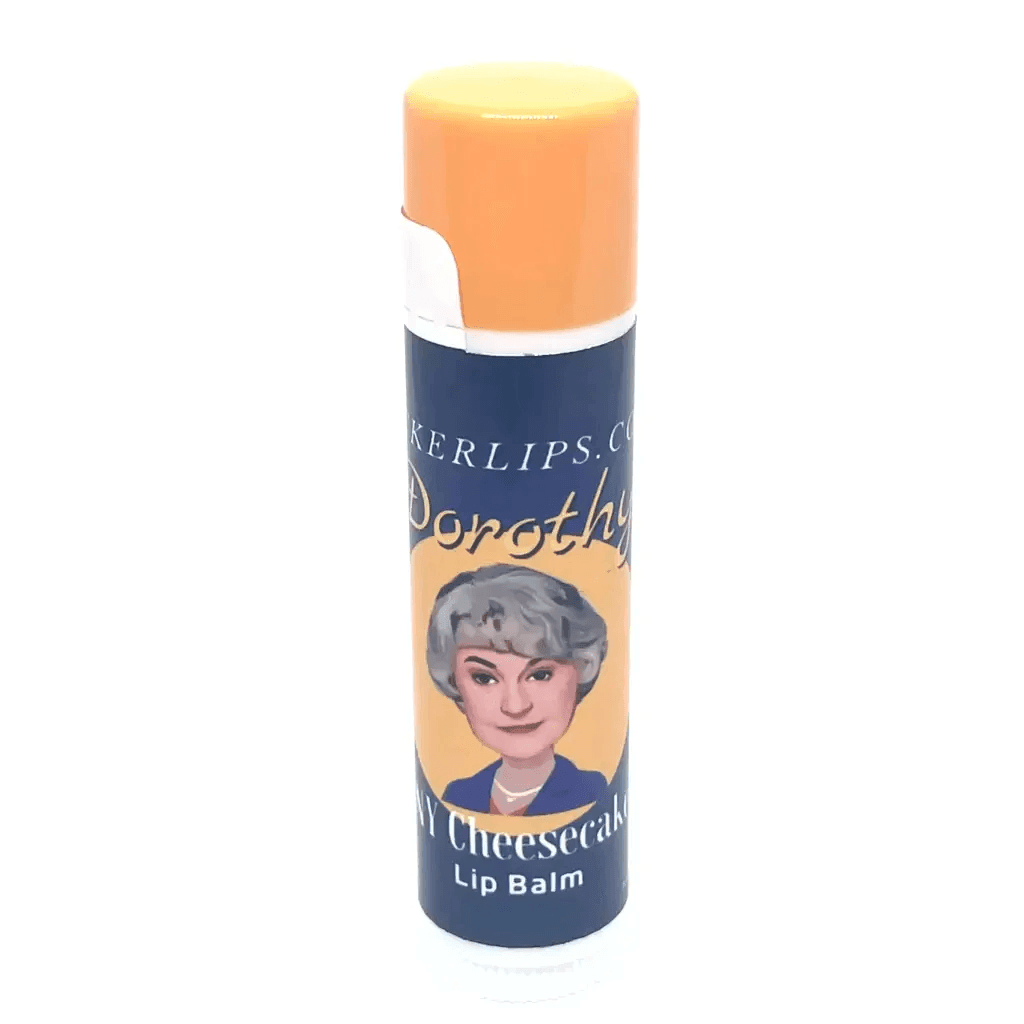 #Natural nut free lip balm# - #Lick 'er Lips Lip Balm#Golden Girls Lip Balm Six Pack - Cheesecake Flavors - 6 tubes