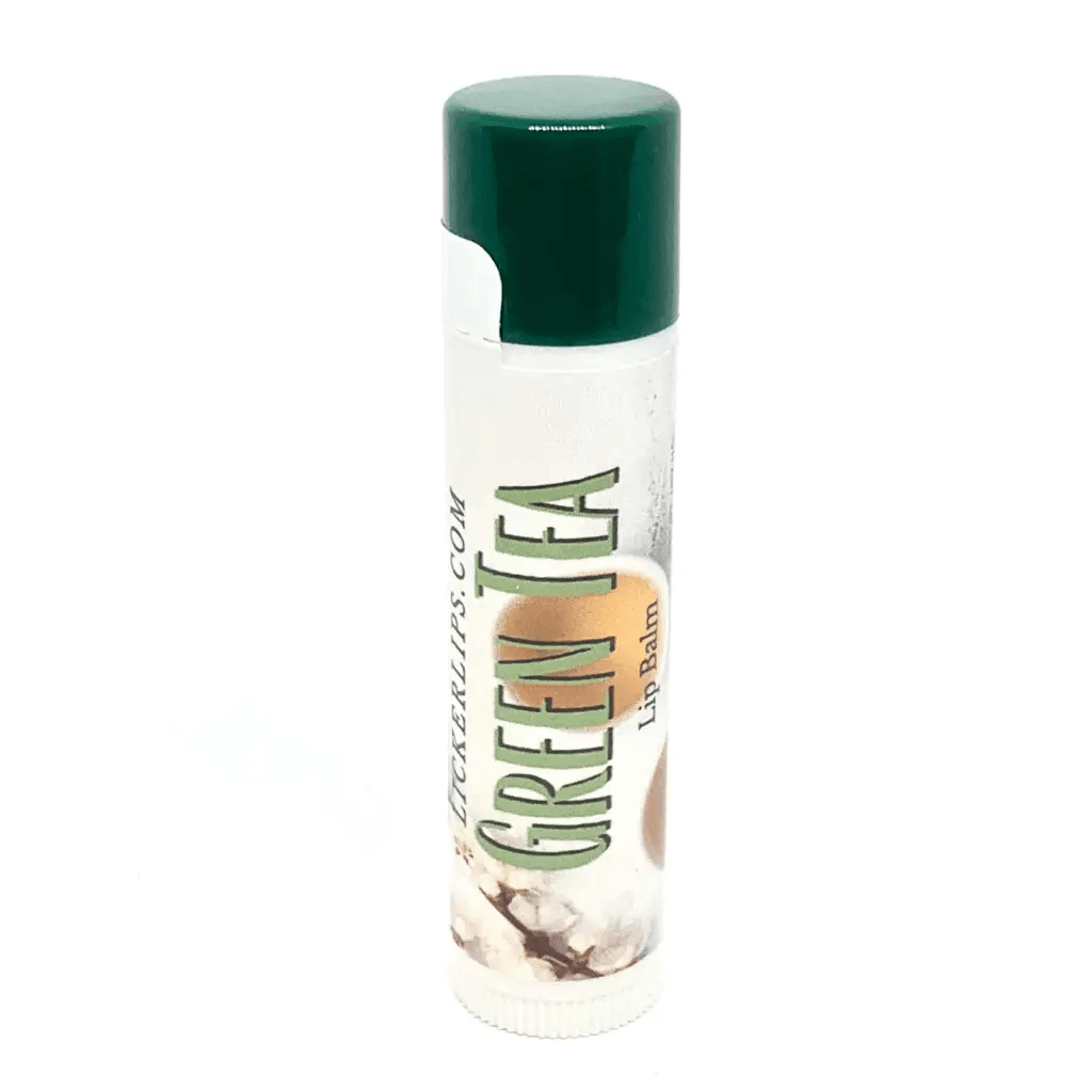 #Natural nut free lip balm# - #Lick 'er Lips Lip Balm#Green Tea Lip Balm