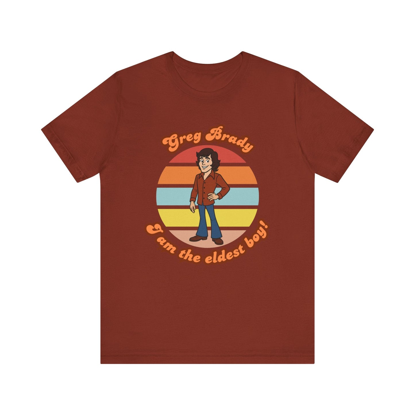 Greg Brady T-Shirt – “I Am the Eldest Boy” Retro Mashup Tee