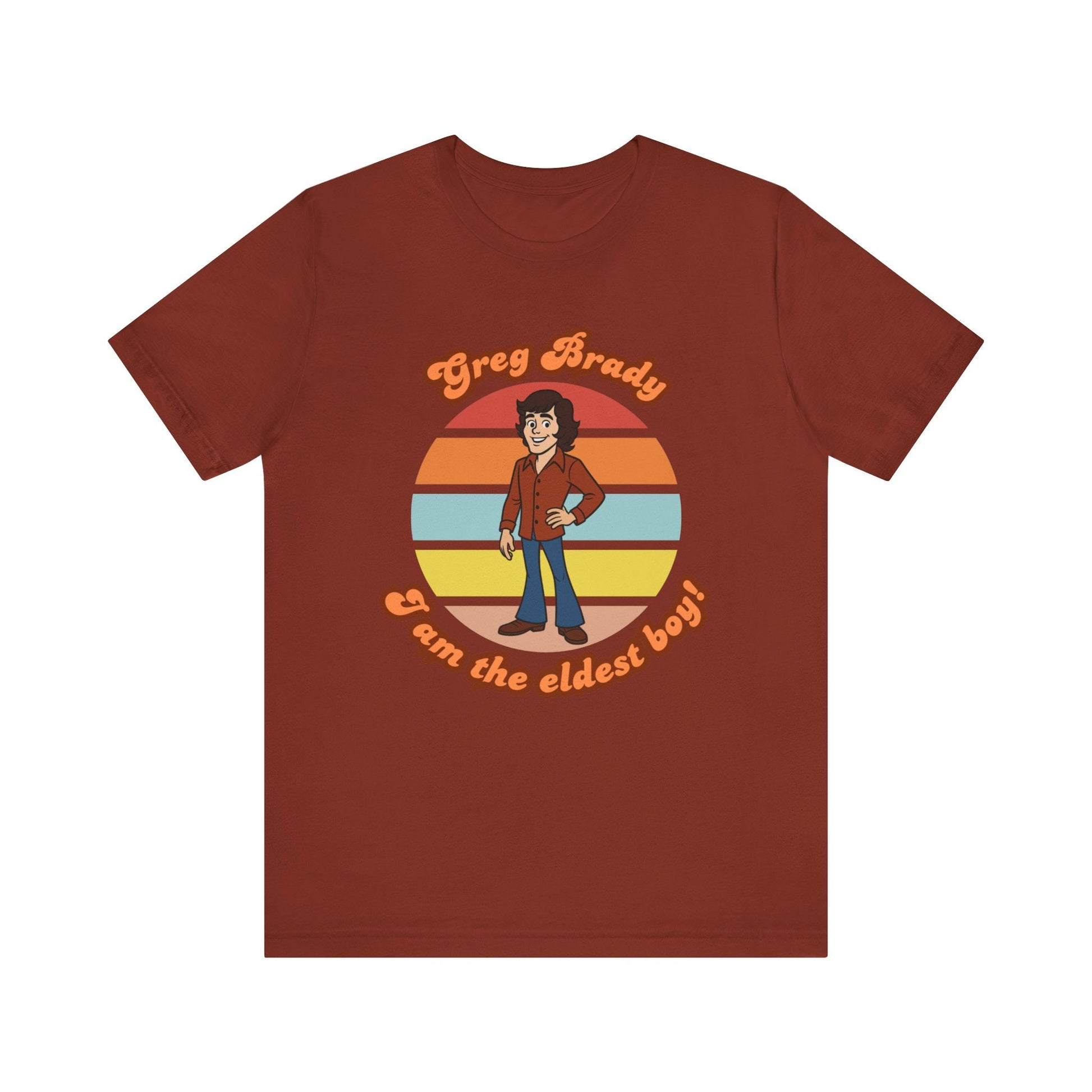 Greg Brady T-Shirt – “I Am the Eldest Boy” Retro Mashup Tee