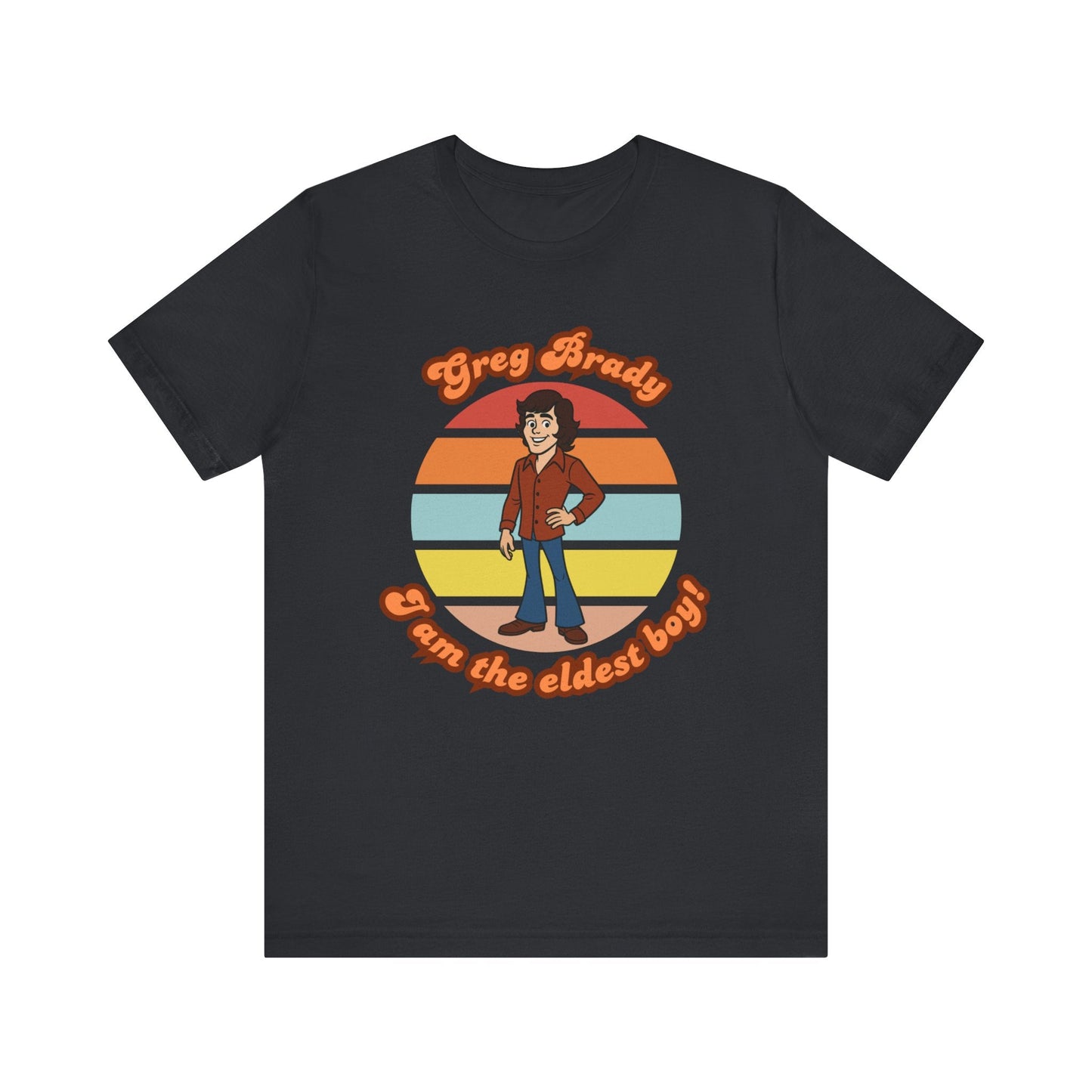 Greg Brady T-Shirt – “I Am the Eldest Boy” Retro Mashup Tee