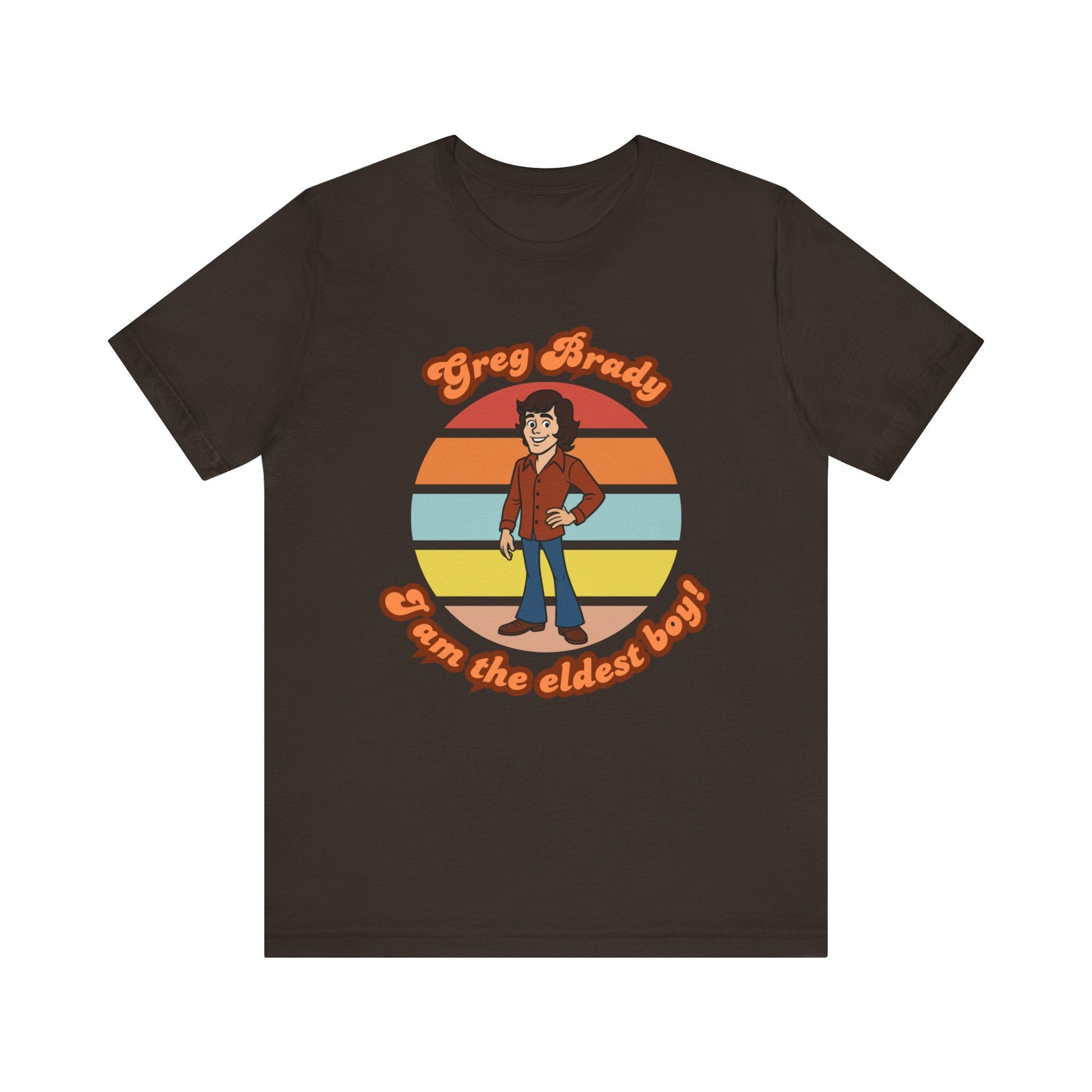 Greg Brady T-Shirt – “I Am the Eldest Boy” Retro Mashup Tee