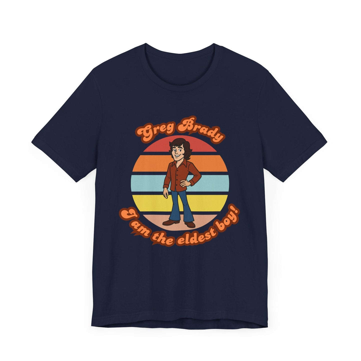 Greg Brady T-Shirt – “I Am the Eldest Boy” Retro Mashup Tee
