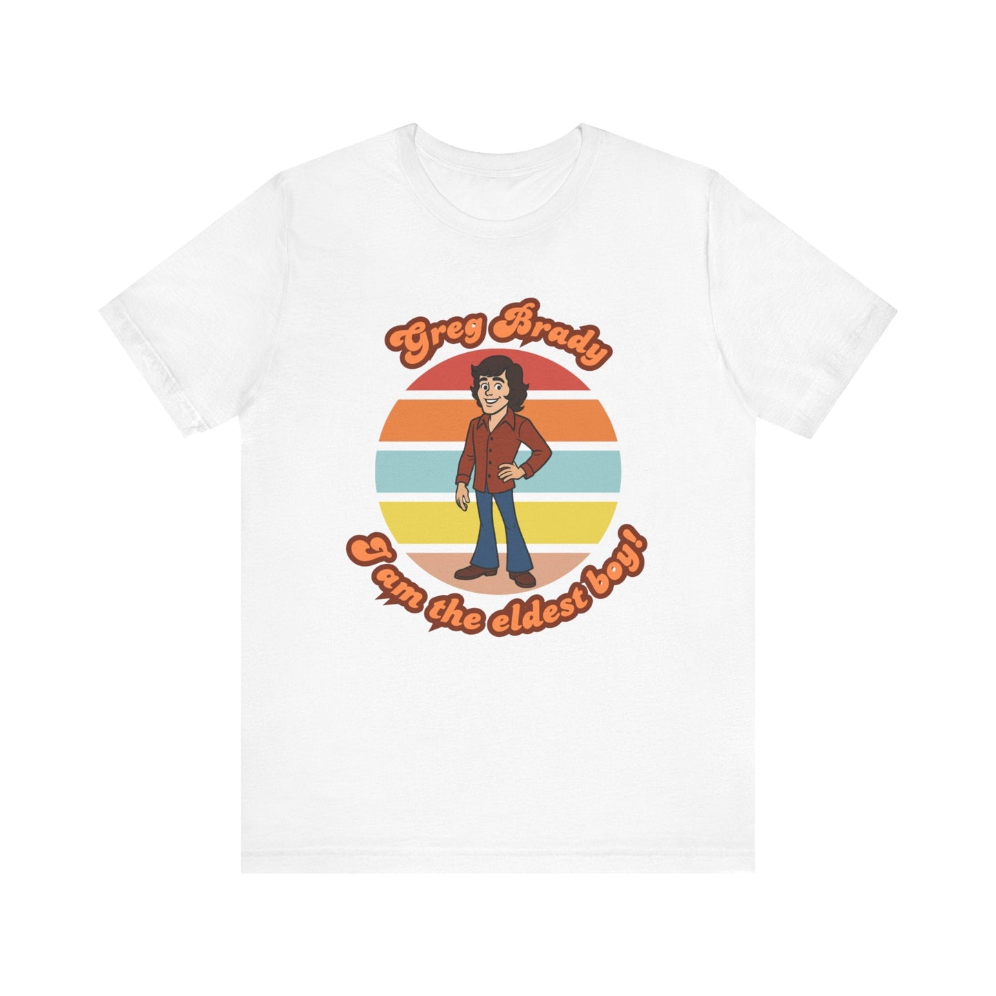 Greg Brady T-Shirt – “I Am the Eldest Boy” Retro Mashup Tee