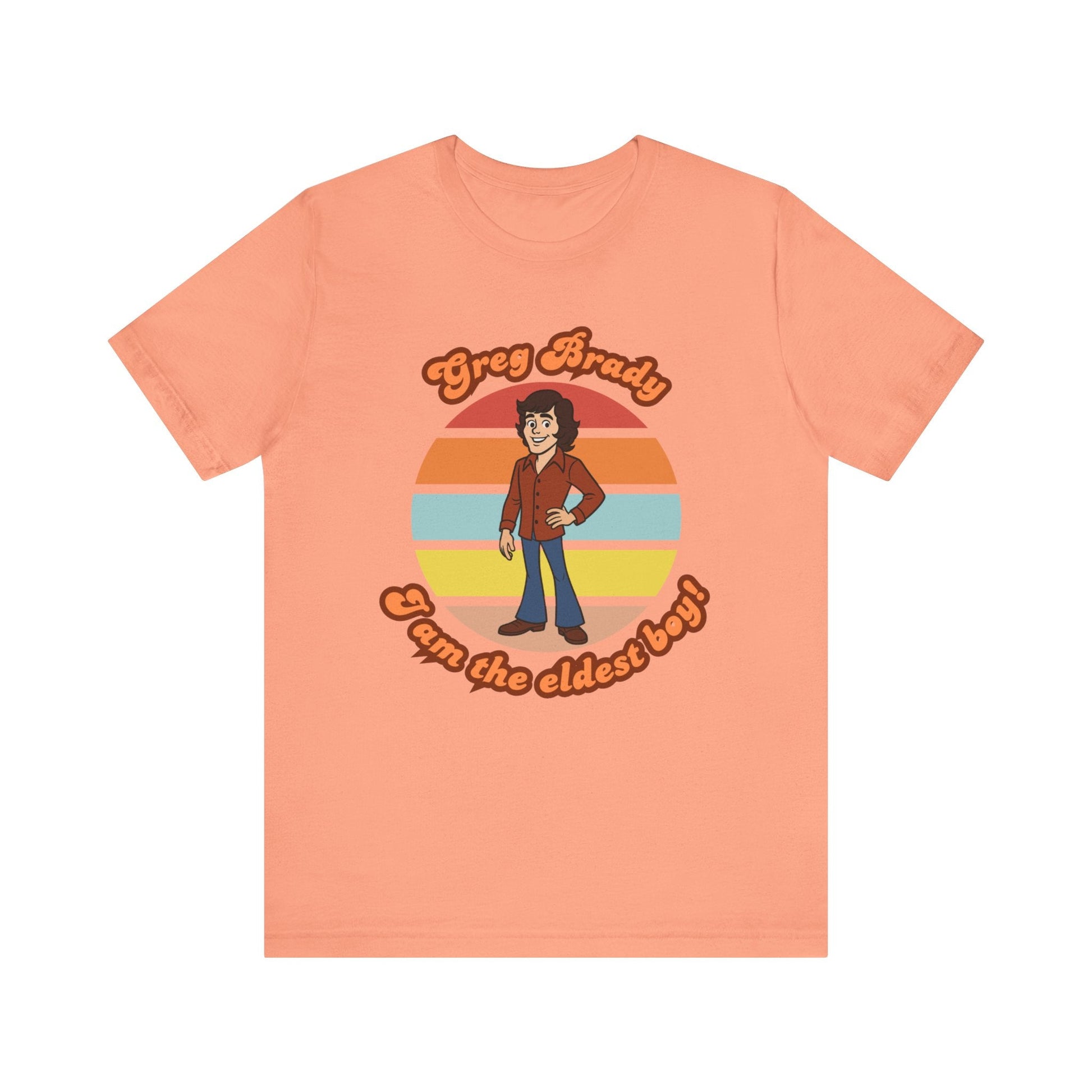 Greg Brady T-Shirt – “I Am the Eldest Boy” Retro Mashup Tee