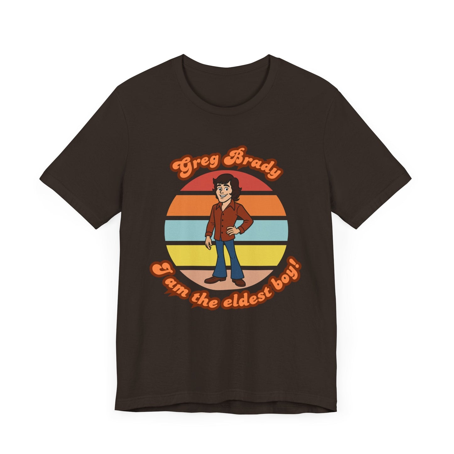 Greg Brady T-Shirt – “I Am the Eldest Boy” Retro Mashup Tee