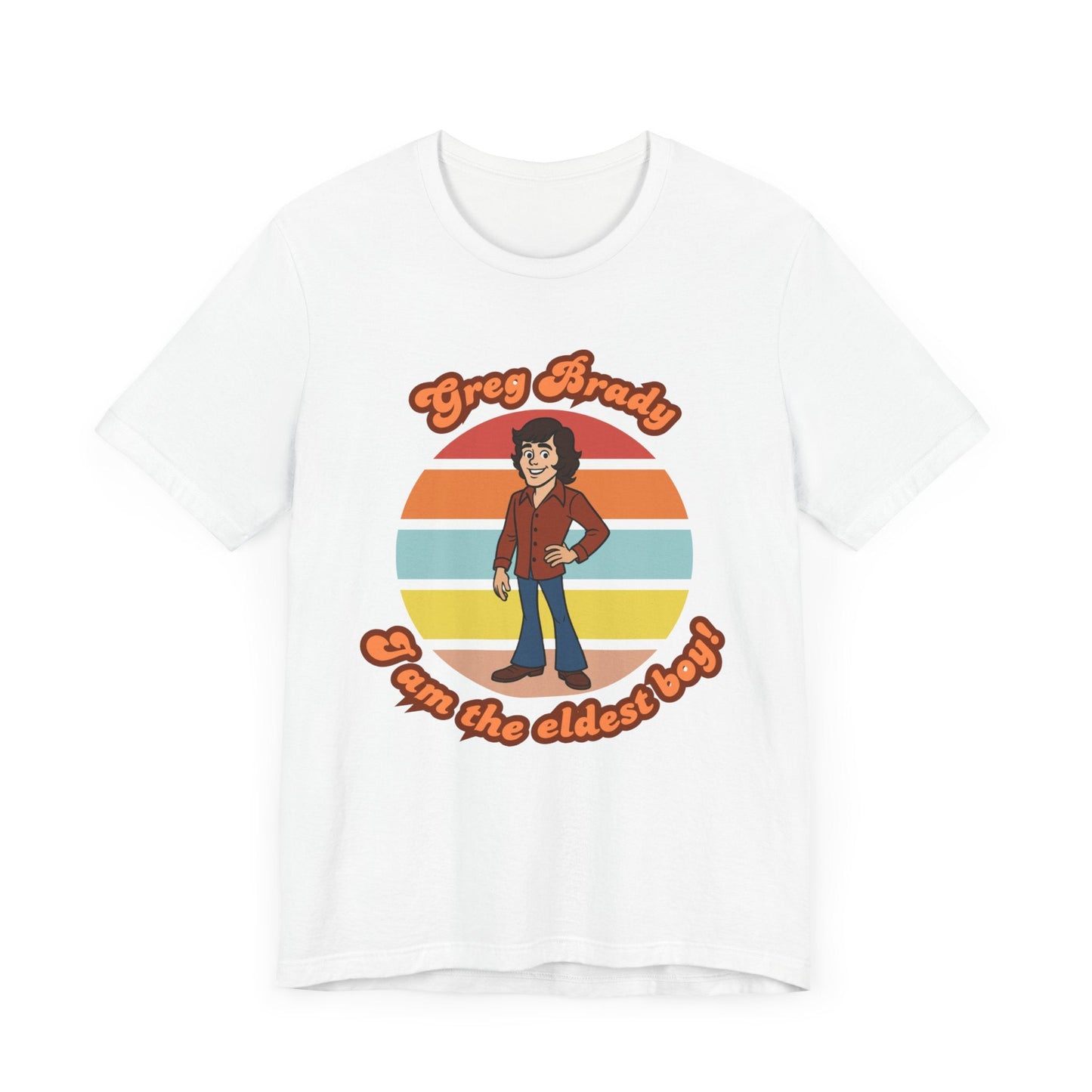 Greg Brady T-Shirt – “I Am the Eldest Boy” Retro Mashup Tee