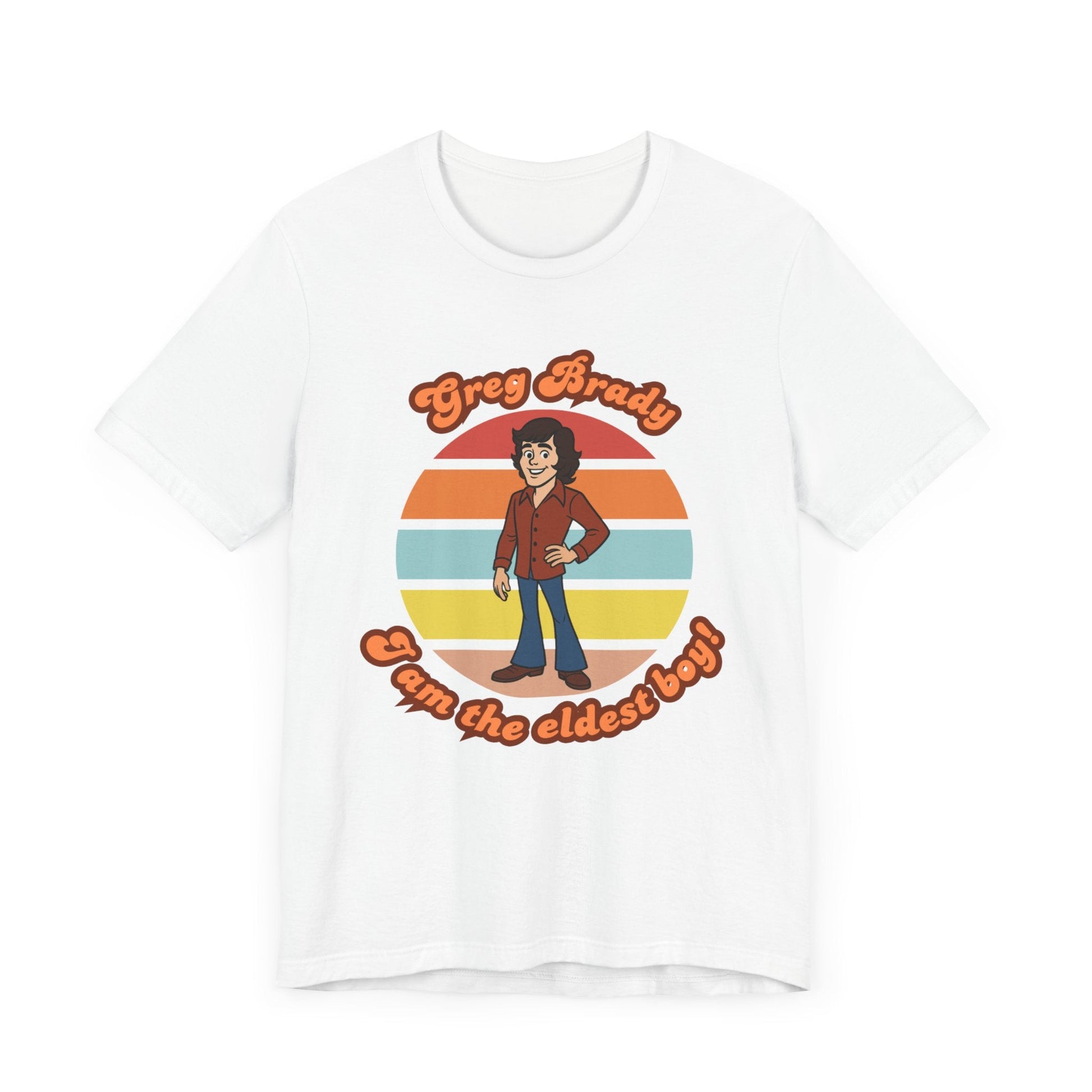 Greg Brady T-Shirt – “I Am the Eldest Boy” Retro Mashup Tee
