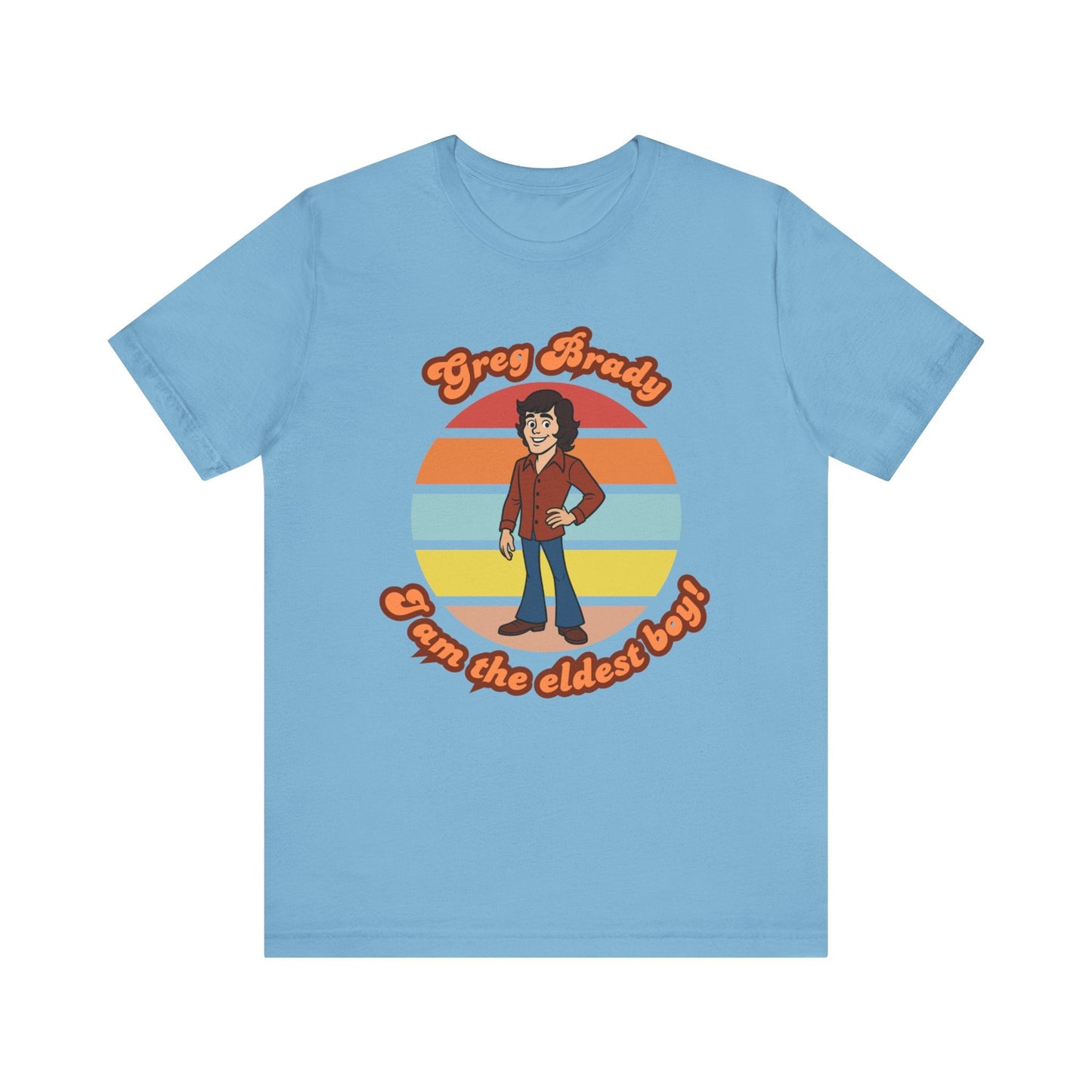 Greg Brady T-Shirt – “I Am the Eldest Boy” Retro Mashup Tee