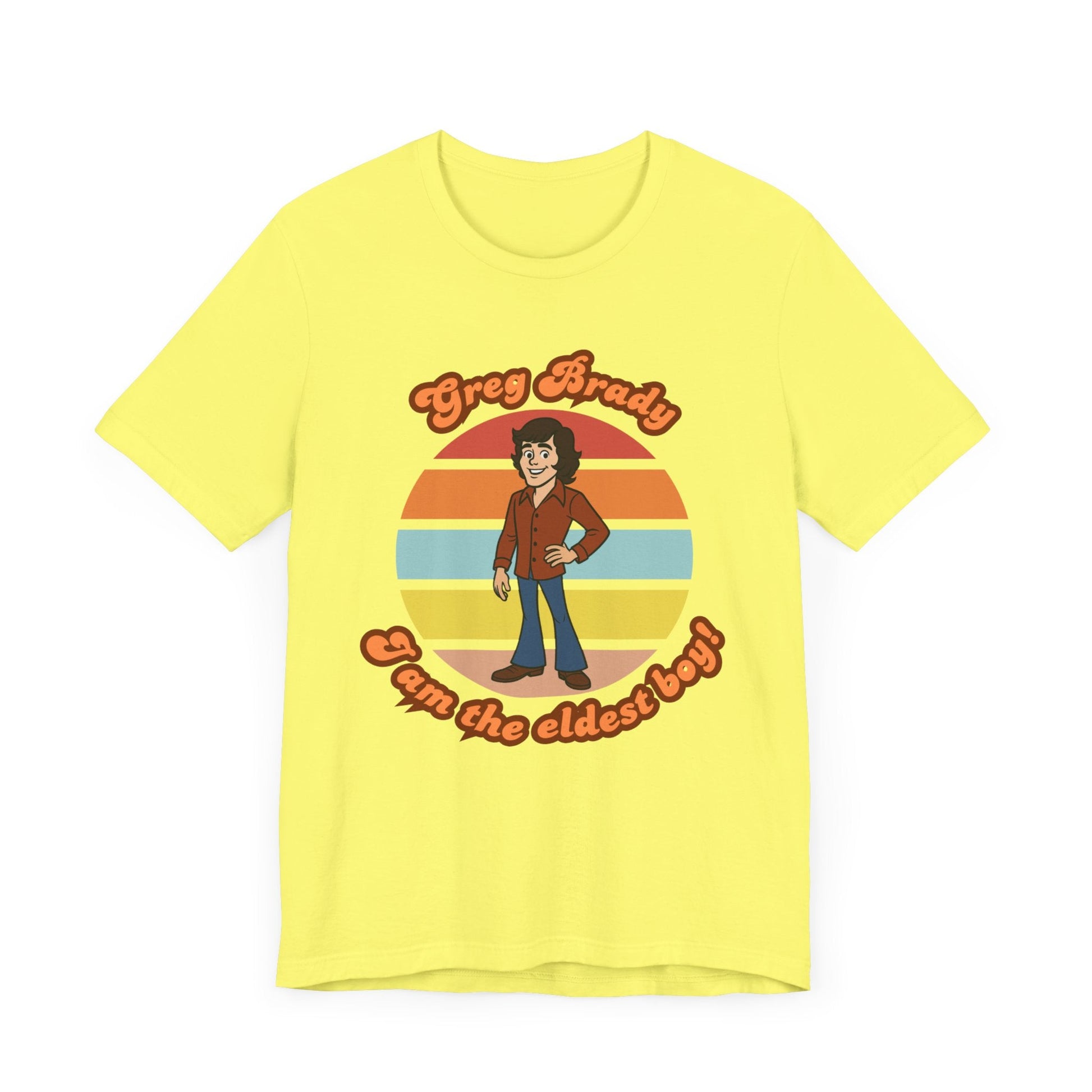Greg Brady T-Shirt – “I Am the Eldest Boy” Retro Mashup Tee