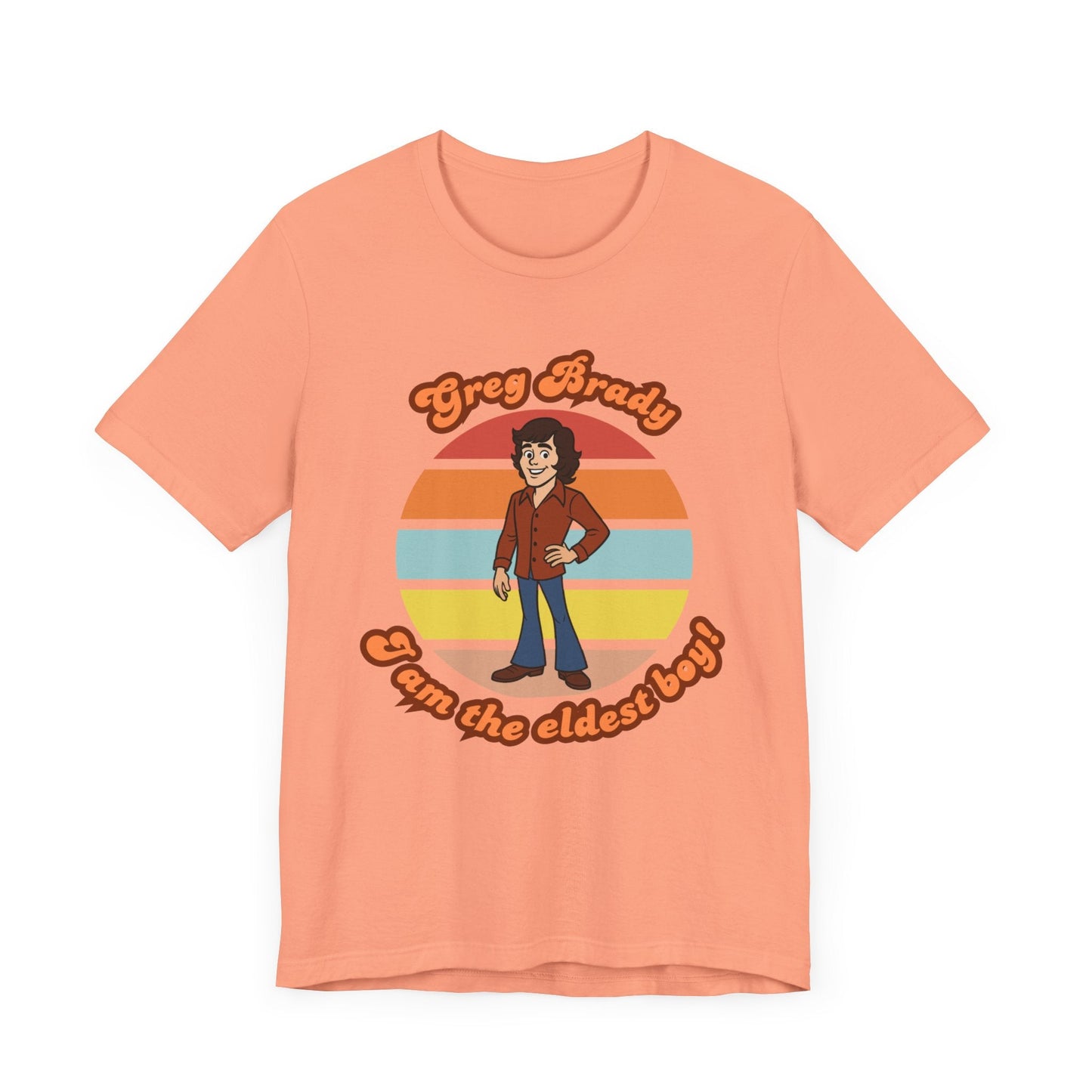 Greg Brady T-Shirt – “I Am the Eldest Boy” Retro Mashup Tee