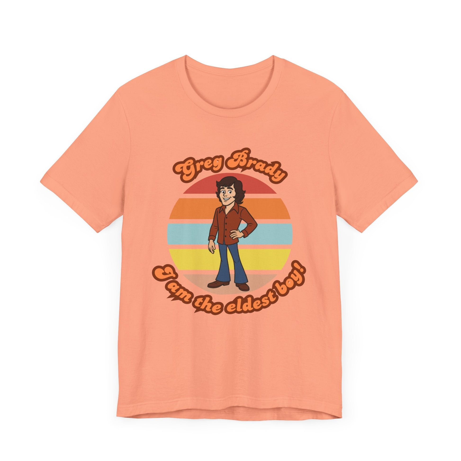 Greg Brady T-Shirt – “I Am the Eldest Boy” Retro Mashup Tee