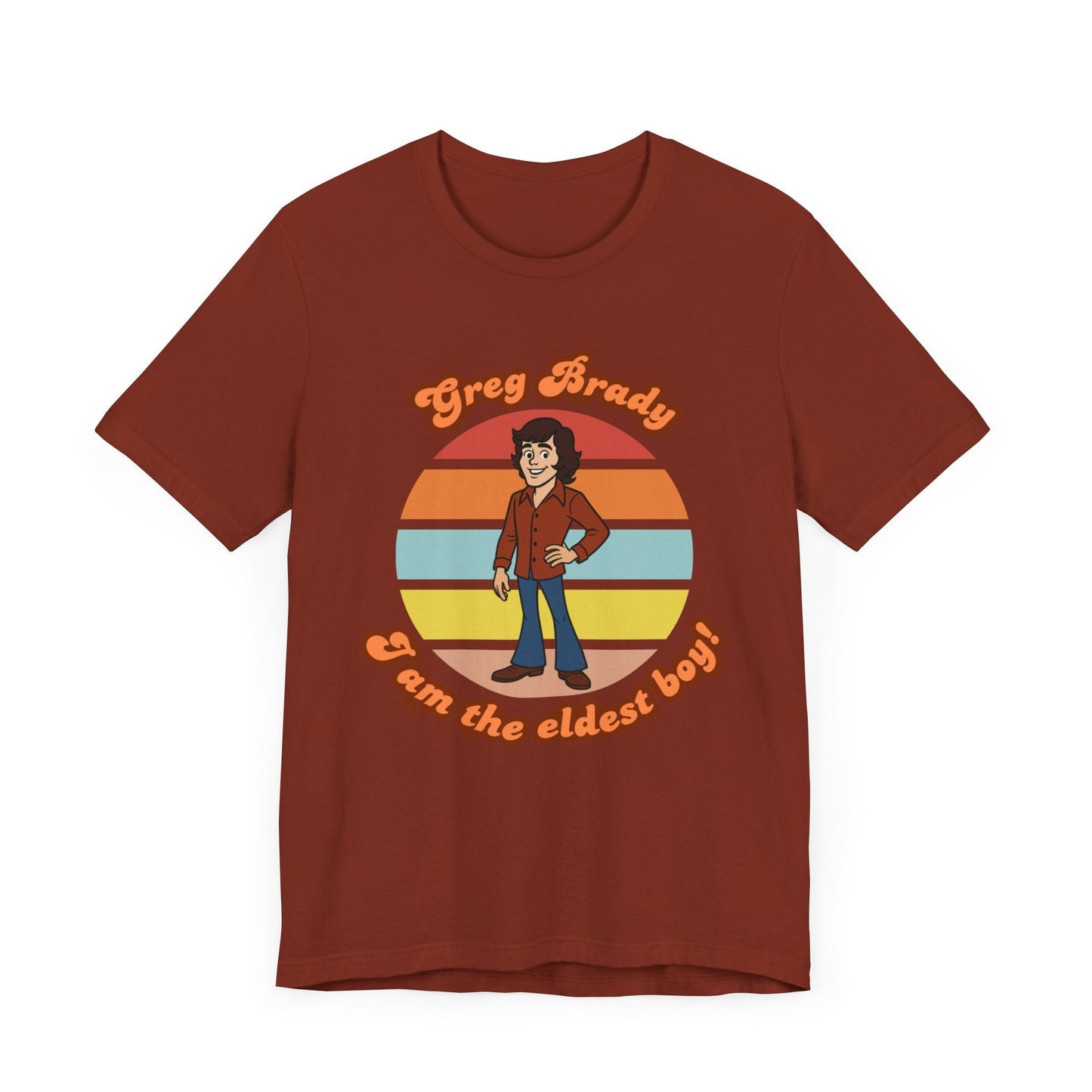Greg Brady T-Shirt – “I Am the Eldest Boy” Retro Mashup Tee