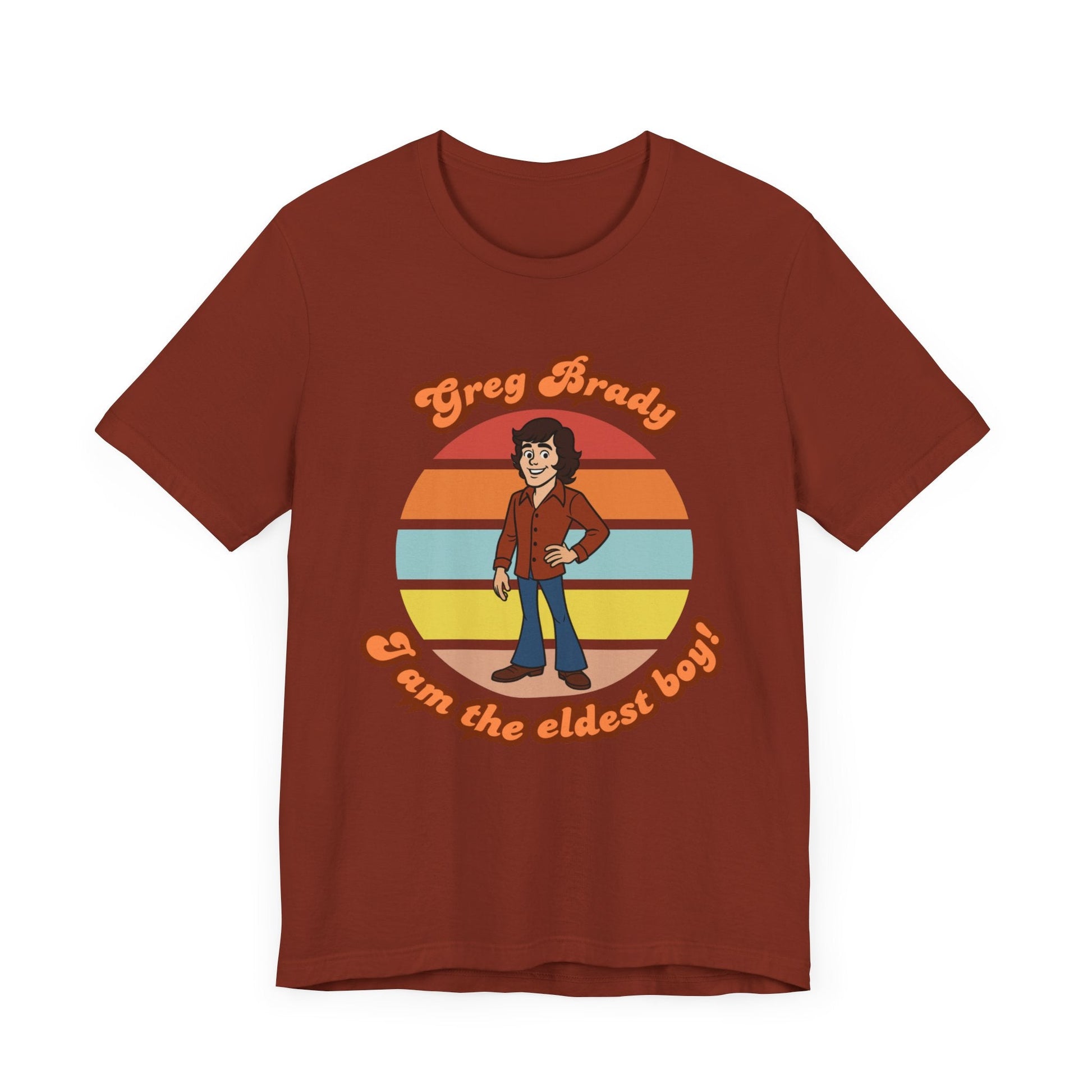 Greg Brady T-Shirt – “I Am the Eldest Boy” Retro Mashup Tee