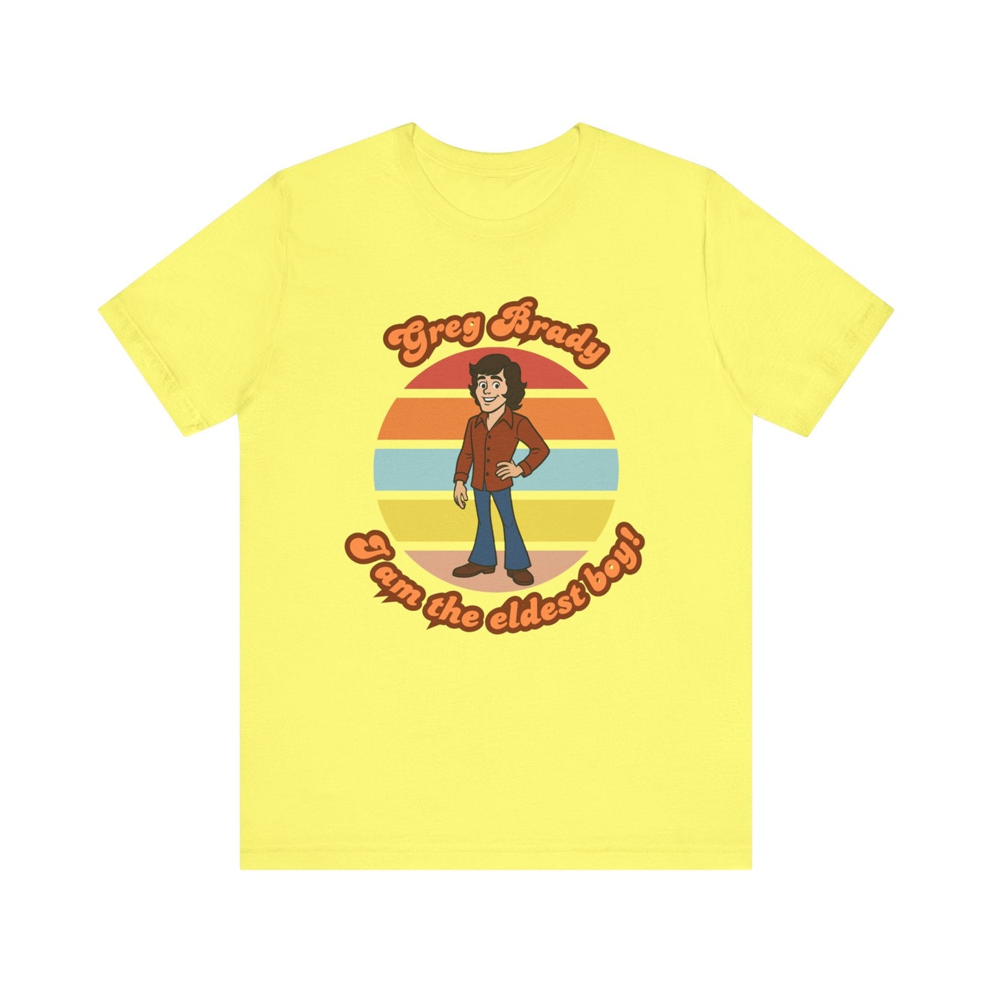 Greg Brady T-Shirt – “I Am the Eldest Boy” Retro Mashup Tee