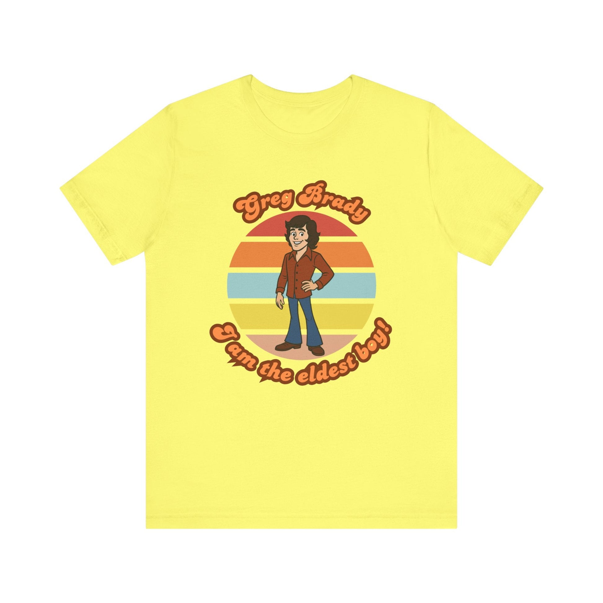 Greg Brady T-Shirt – “I Am the Eldest Boy” Retro Mashup Tee