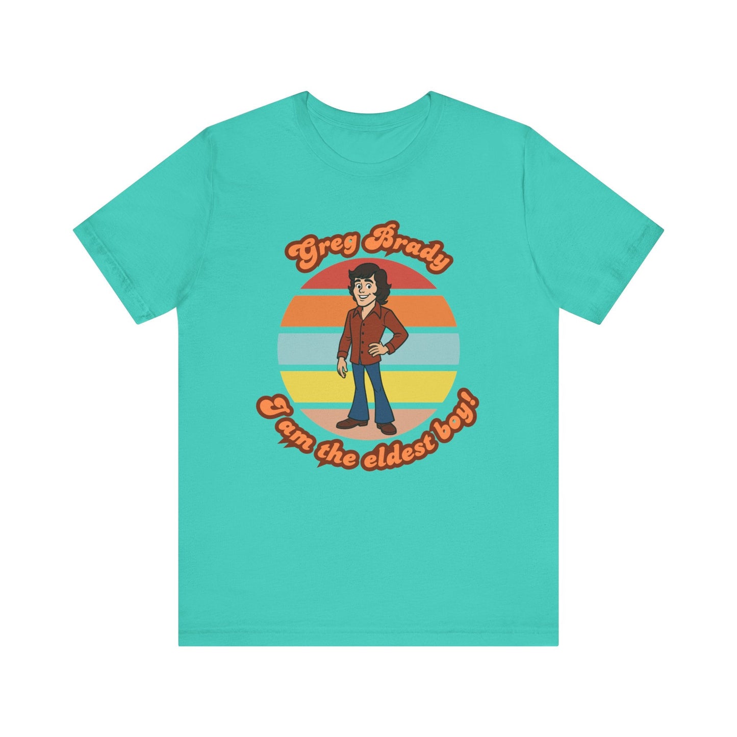Greg Brady T-Shirt – “I Am the Eldest Boy” Retro Mashup Tee