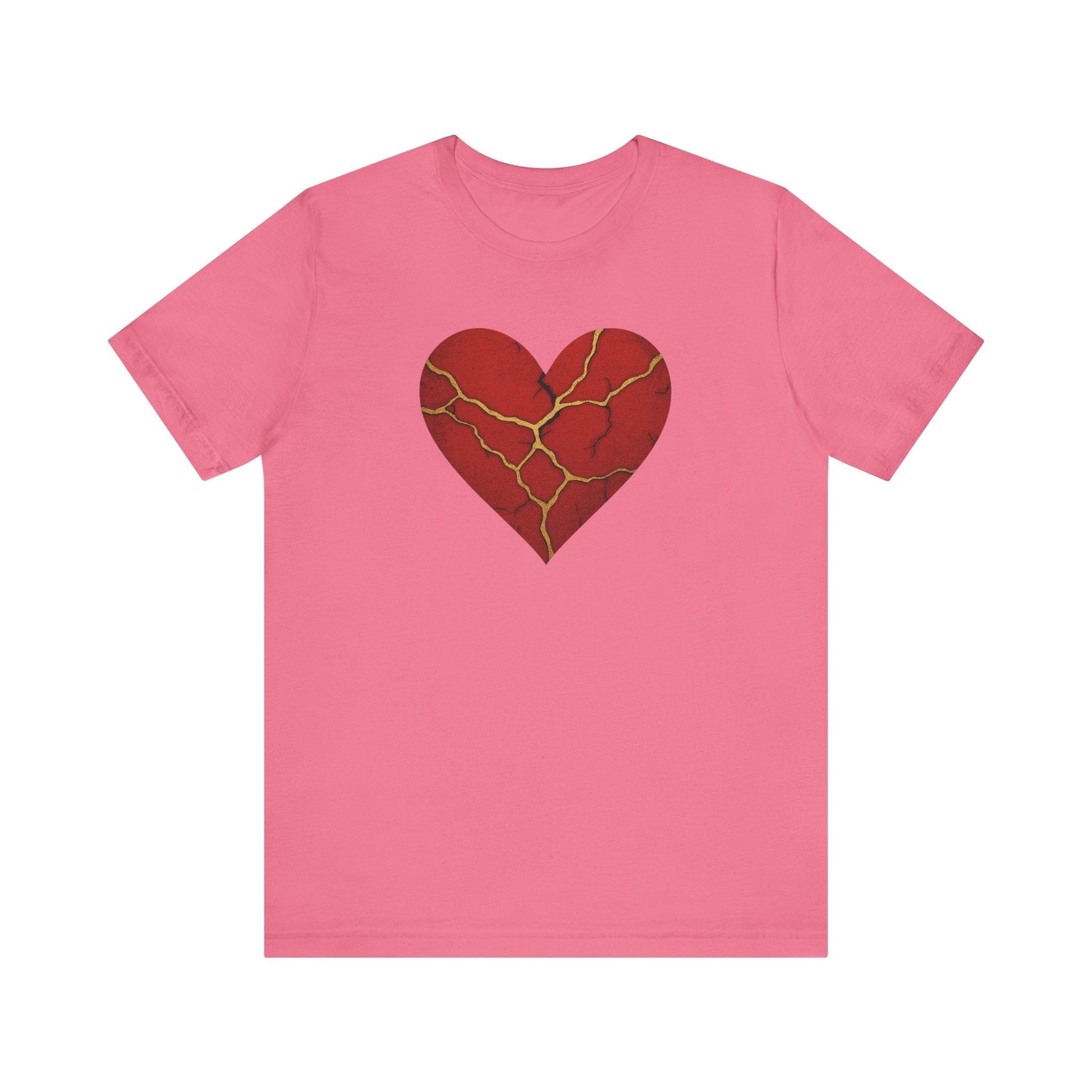 Kintsugi Heart Tee | Unisex Jersey Short Sleeve Shirt, Self - Care Apparel, Emotional Healing Fashion, Casual
