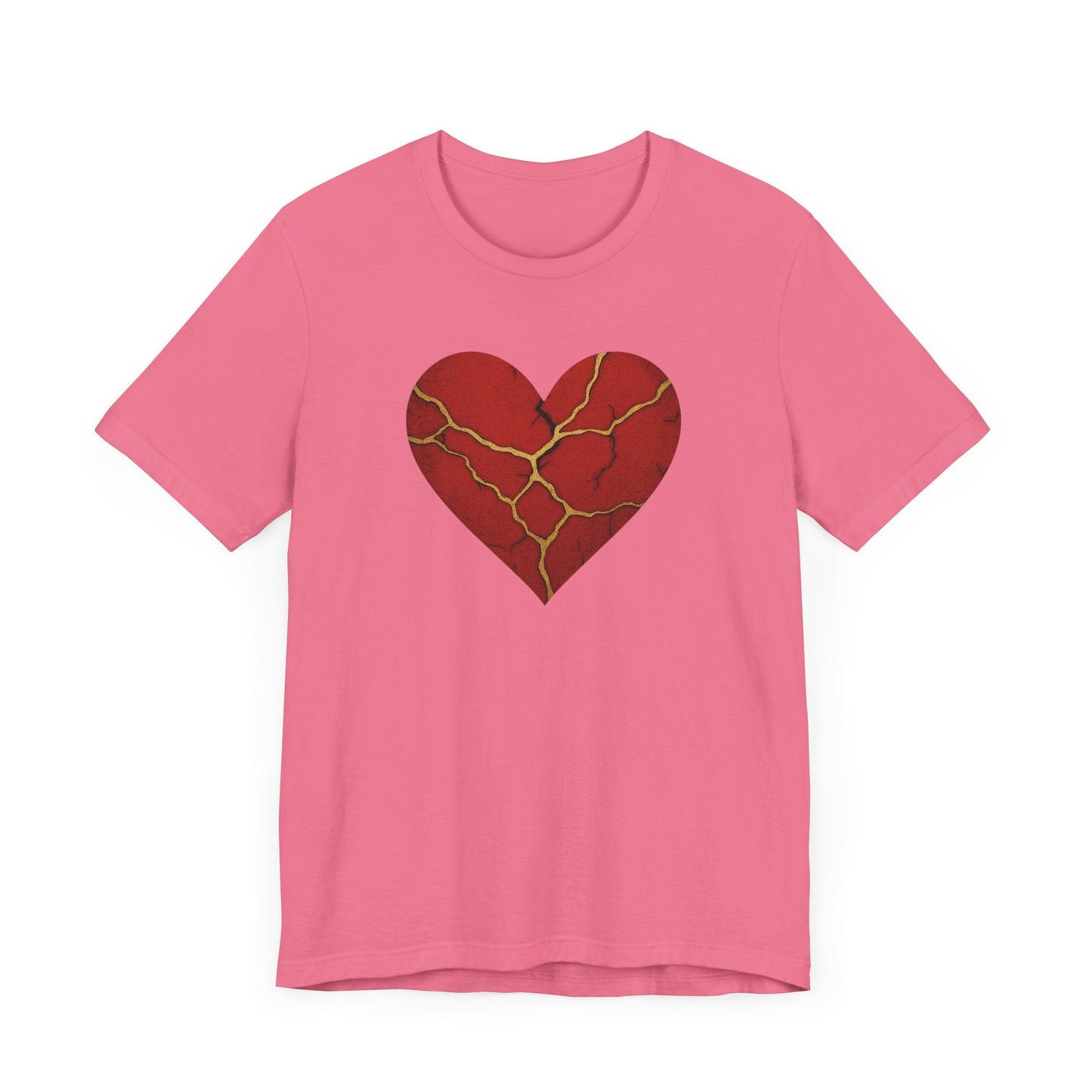 Kintsugi Heart Tee | Unisex Jersey Short Sleeve Shirt, Self - Care Apparel, Emotional Healing Fashion, Casual