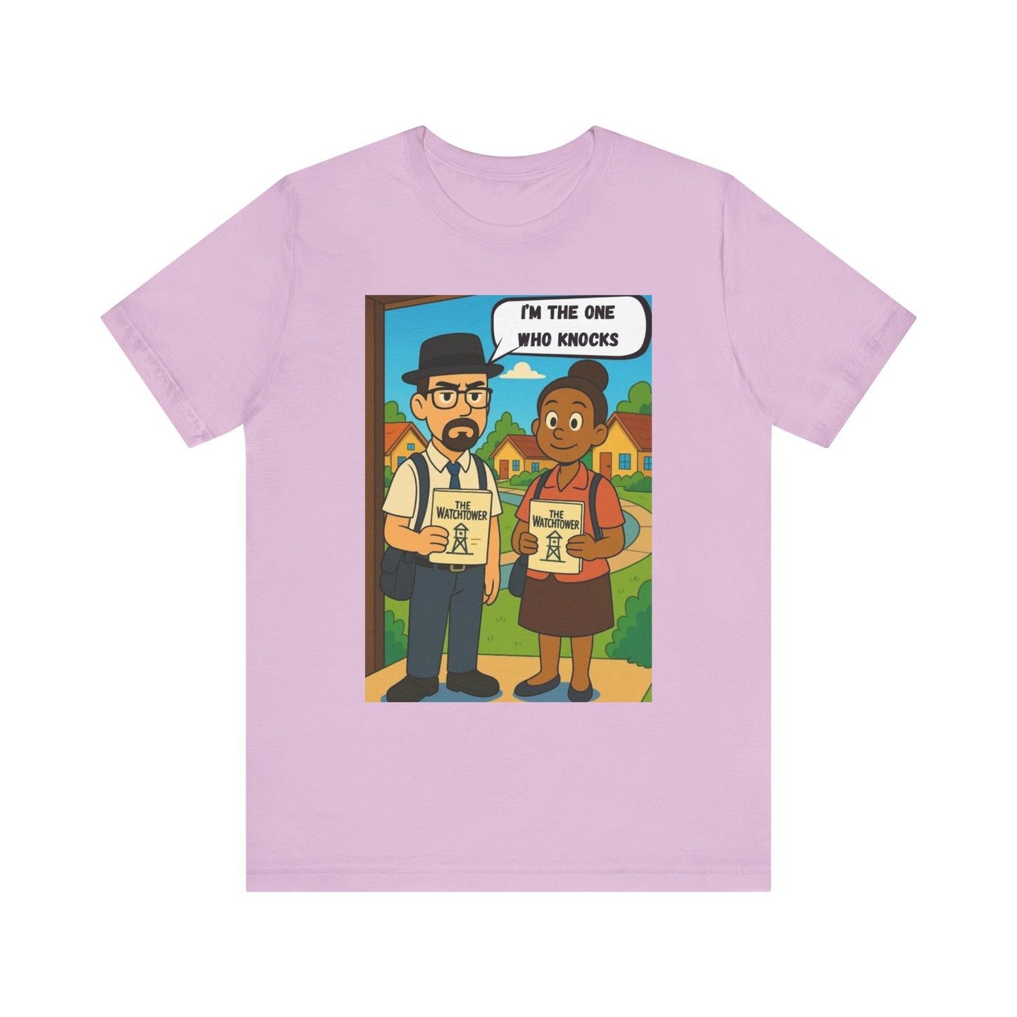 Breaking Bad Parody Tee | Satirical Jehovah’s Witness Mashup Shirt | Unisex Dark Humor Shirt