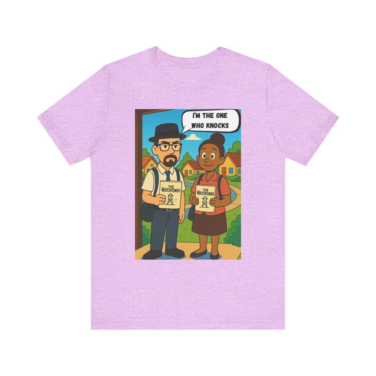 Breaking Bad Parody Tee | Satirical Jehovah’s Witness Mashup Shirt | Unisex Dark Humor Shirt