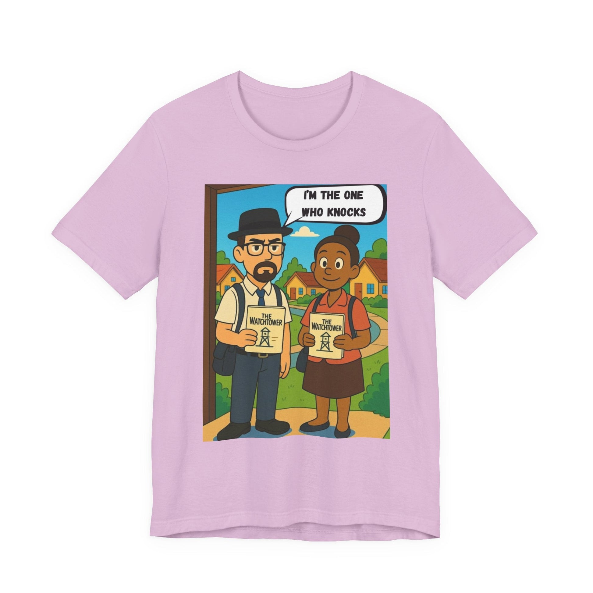 Breaking Bad Parody Tee | Satirical Jehovah’s Witness Mashup Shirt | Unisex Dark Humor Shirt