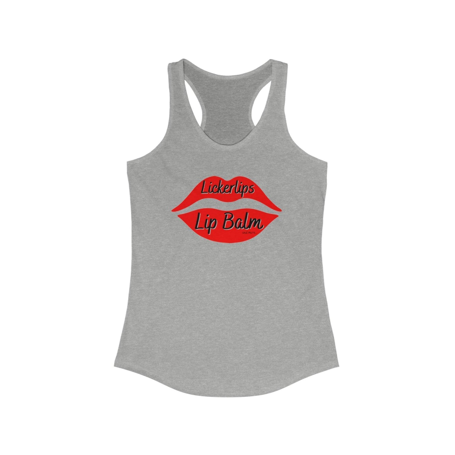 Natural nut free lip balm - Lick 'er Lips Lip BalmLickerlips Lip Balm Logo Tank Women's Ideal Racerback