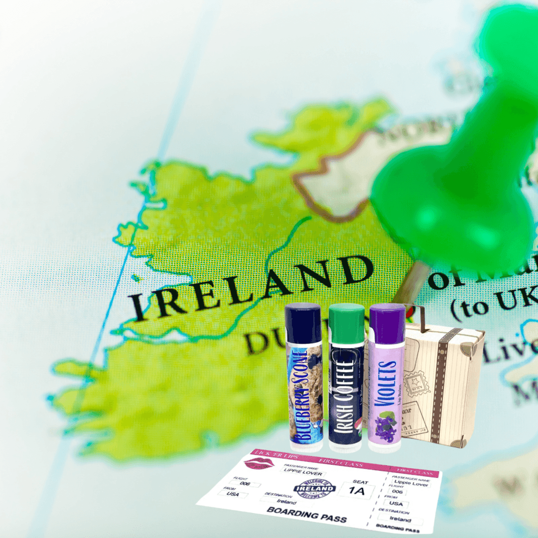 Lickerlips Lip Balm Passports | Country Flavor Themes - Naturally Sweetned